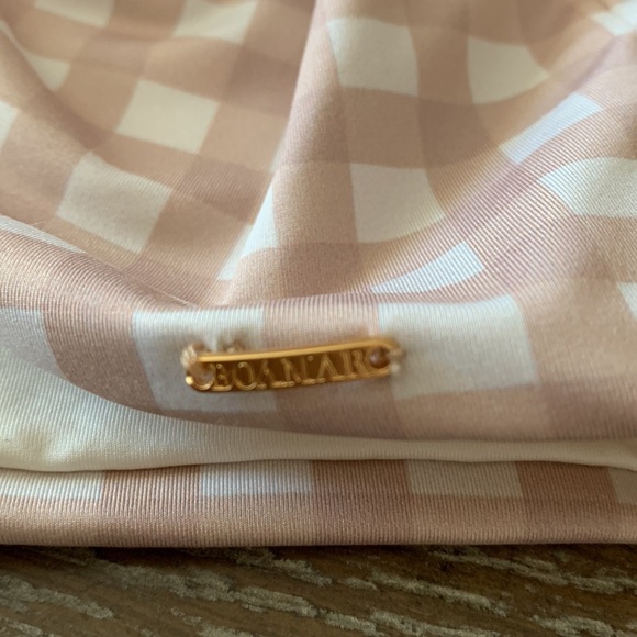 BOAMAR Samanta bikini top only size xsmall gingham - Picture 3 of 7